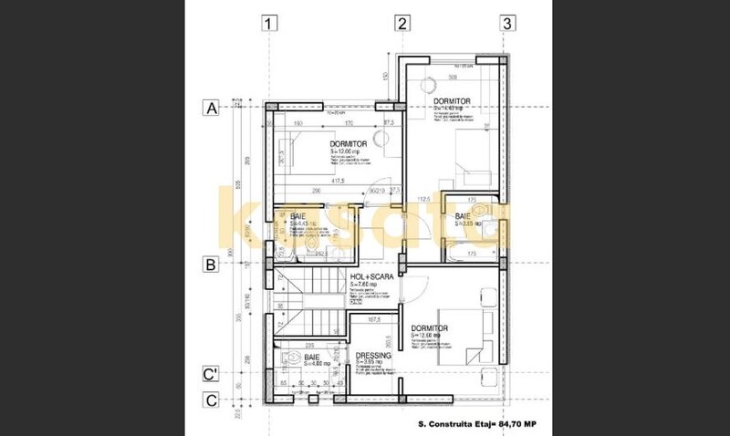 Bragadiru  Casa luxury 3 dormitoare matrimoniale   curte generoasa